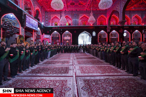 تصاویر مراسم عزاداری هفتمین روز شهادت امام حسین(ع) در کربلا