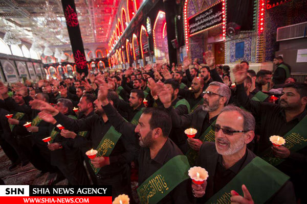 تصاویر مراسم عزاداری هفتمین روز شهادت امام حسین(ع) در کربلا