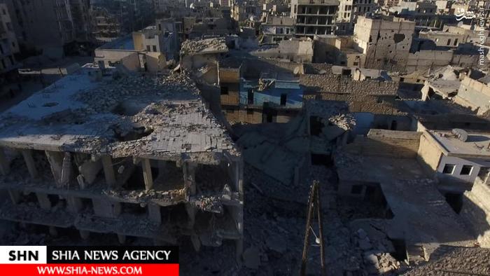 تصاویر پهپاد رویترز از ویرانی‌های حلب