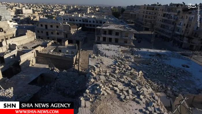 تصاویر پهپاد رویترز از ویرانی‌های حلب