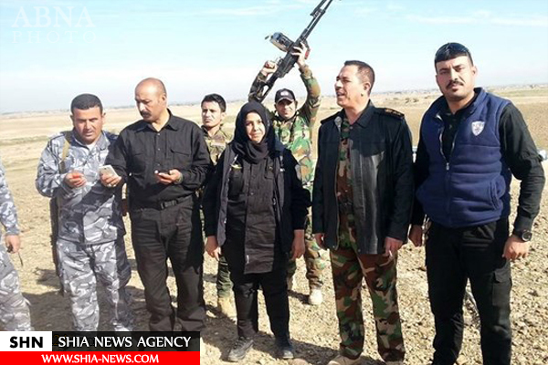 زنی که فرمانده نیروهای بسیج مردمی عراق در جنگ با داعش است + تصاویر