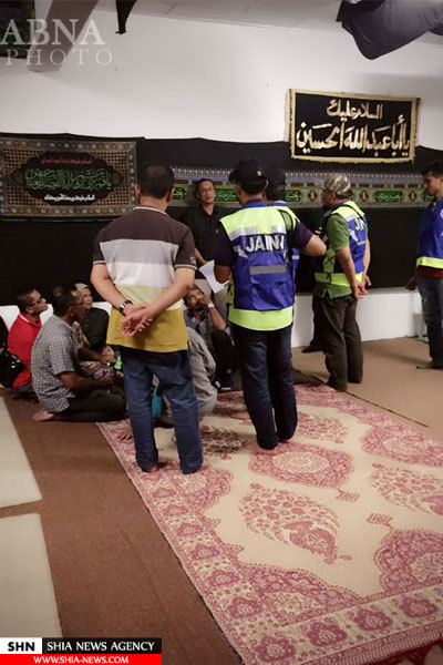 بازداشت شیعیان مالزی در حین برگزاری مراسم دعای کمیل + تصاویر