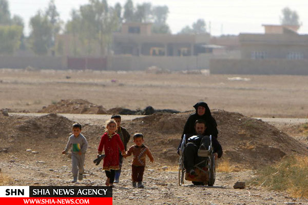 تصاویر فرار خطرناک از دست داعش