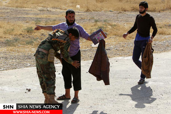 تصاویر فرار خطرناک از دست داعش