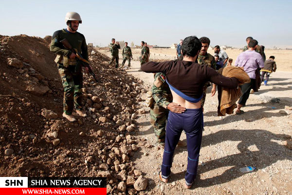 تصاویر فرار خطرناک از دست داعش