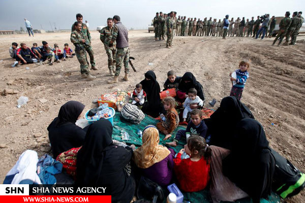 تصاویر فرار خطرناک از دست داعش