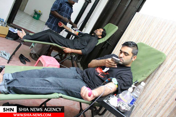 مسلمانان آفریقایی به نام امام حسین(ع) خون اهدا کردند + تصاویر