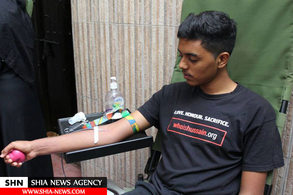 مسلمانان آفریقایی به نام امام حسین(ع) خون اهدا کردند + تصاویر