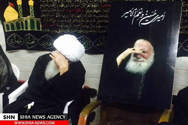 تصویر حضور آیت الله العظمی وحید خراسانی در منزل مرحوم آیت الله قمی تصویر حضور آیت الله العظمی وحید خراسانی در منزل مرحوم آیت الله قمی
