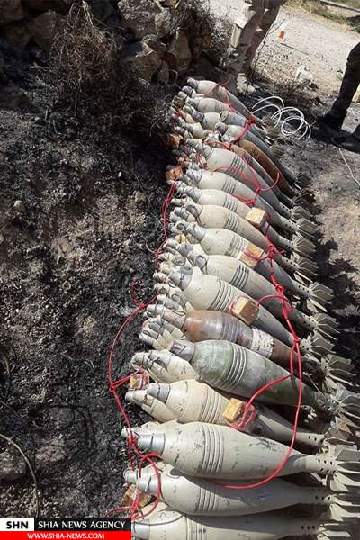 کشف موشک‌های حاوی گاز کلر داعش در الانبار عراق+ تصاویر