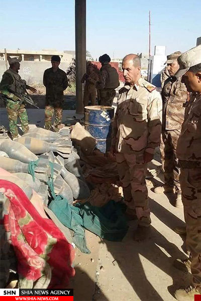 کشف موشک‌های حاوی گاز کلر داعش در الانبار عراق+ تصاویر