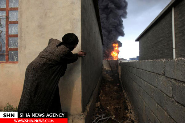 تصاویر رویترز از خطوط مقدم نبرد در موصل