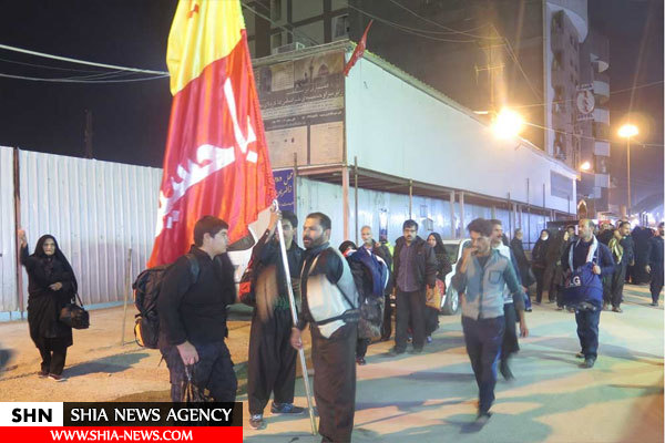ورود اولین گروه زائران پیاده اربعین به شهر کربلا+ تصاویر