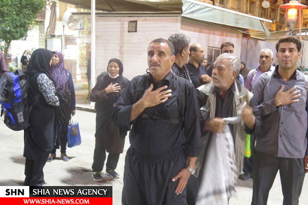 ورود اولین گروه زائران پیاده اربعین به شهر کربلا+ تصاویر