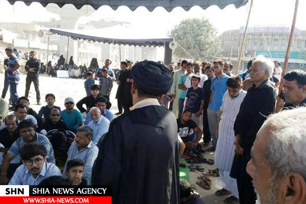 حمله کماندوهای پاکستانی به حسینیه شیعیان در شهر کراچی + تصاویر