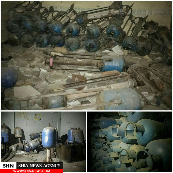 كپسول‌های گاز جهنمی داعش در حلب+ تصاویر
