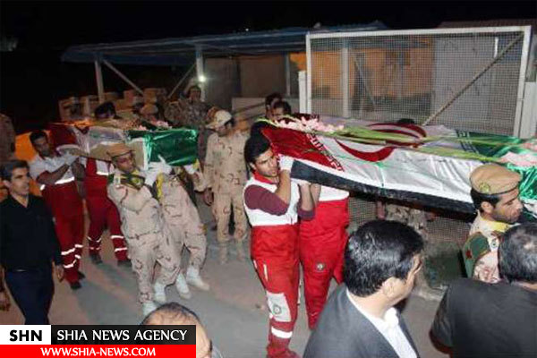 پیکر شهدای حادثه کرکوک وارد کشور شد