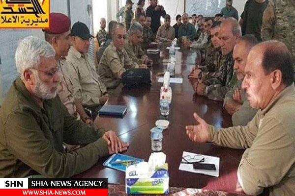 فرماندهان الحشد الشعبی در کرکوک چه کردند؟ + تصویر