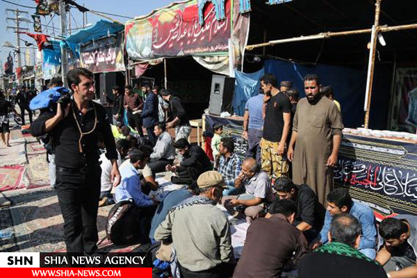 تصاویر زائران اربعین در مرز شلمچه