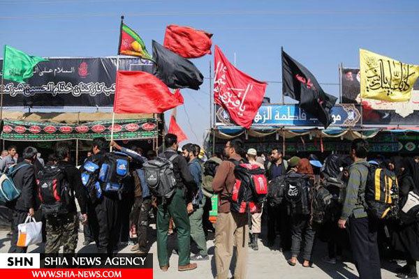 تصاویر زائران اربعین در مرز شلمچه