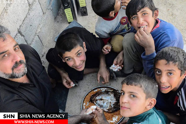 برپایی موکب حسینی در حمام العلیل + تصویر