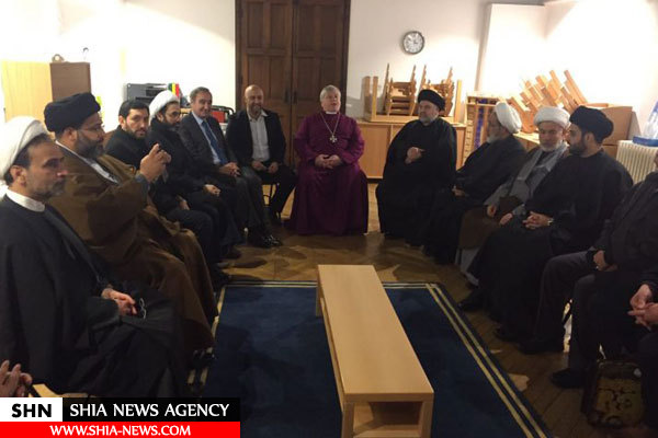 کلیسای انگلیکان فرانسه: هر روز برای آیت الله سیستانی دعا می کنیم: در دیدار حجت الاسلام والمسلمین شهرستانی مطرح شد
