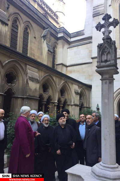 کلیسای انگلیکان فرانسه: هر روز برای آیت الله سیستانی دعا می کنیم: در دیدار حجت الاسلام والمسلمین شهرستانی مطرح شد