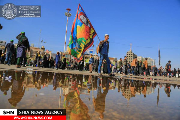 تصاویر پیاده روی زائران اربعین در نجف اشرف تصاویر پیاده روی زائران اربعین در نجف اشرف