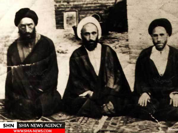تصویر/ حضرات آیات حاج سید محمدرضا گلپایگانی، حاج میرزا مهدی بروجردی و حاج سید صدرالدین صدر تصویر/ حضرات آیات حاج سید محمدرضا گلپایگانی، حاج میرزا مهدی بروجردی و حاج سید صدرالدین صدر