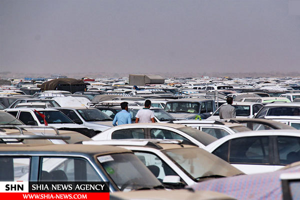 تصاویر ترافیک شدید در مرز چذابه