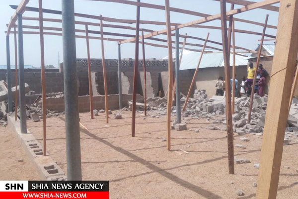 تخریب یک حسینیه دیگر شیعیان در نیجریه