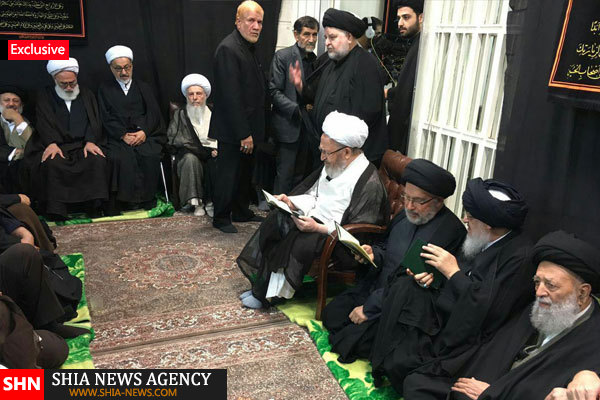 گزارش تصویری/ برگزاری مجلس ختم مرحوم آیت الله العظمی حاج آقا تقی قمی توسط نماینده تام الاختیار آیت الله العظمی سیستانی گزارش تصویری/ برگزاری مجلس ختم مرحوم آیت الله العظمی حاج آقا تقی قمی توسط نماینده تام الاختیار آیت الله العظمی سیستانی