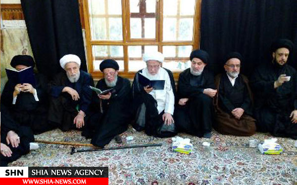 مراسم ختم آیت‌الله طباطبایی قمی از طرف مراجع برگزار شد+ تصویر
