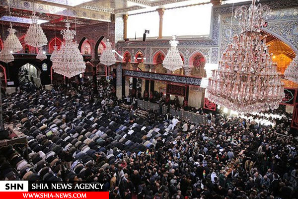 تصاویر نماز ظهر کربلای معلی