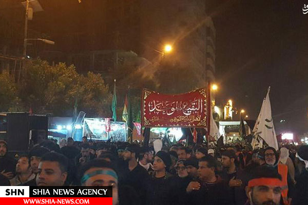 تصاویر دسته عزاداری بزرگ عربستانی ها در کربلا