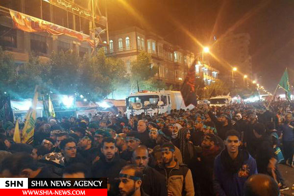 تصاویر دسته عزاداری بزرگ عربستانی ها در کربلا