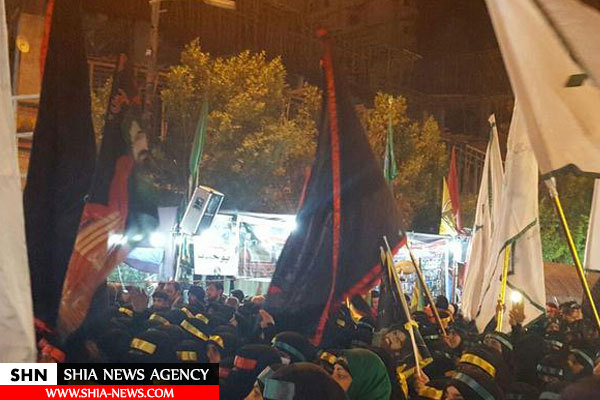 تصاویر دسته عزاداری بزرگ عربستانی ها در کربلا