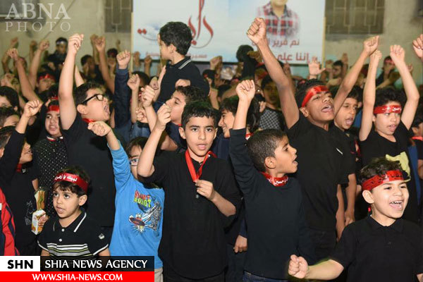 تصاویر عزاداری کودکان شیعه به مناسبت اربعین حسینی در عربستان
