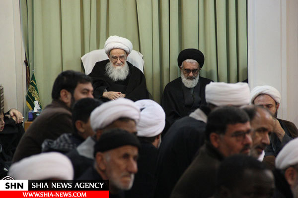 تصاویر عزاداری شهادت امام رضا علیه السلام در بیوت مراجع و علما