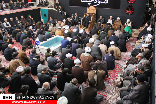 تصاویر عزاداری شهادت امام رضا علیه السلام در بیوت مراجع و علما