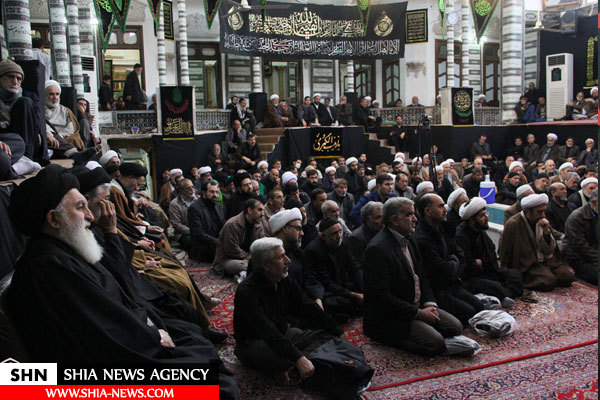 تصاویر عزاداری شهادت امام رضا علیه السلام در بیوت مراجع و علما