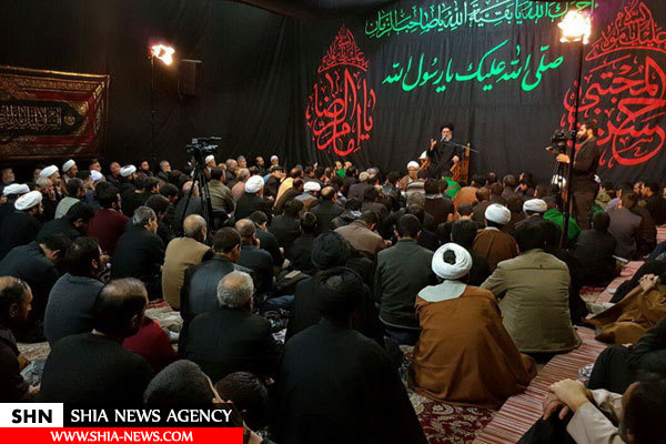 تصاویر عزاداری شهادت امام رضا علیه السلام در بیوت مراجع و علما