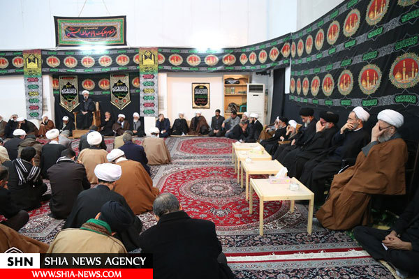 تصاویر عزاداری شهادت امام رضا علیه السلام در بیوت مراجع و علما