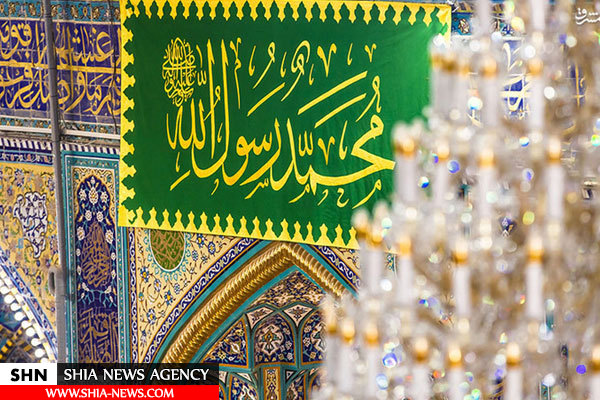 آذین بندی حرم امام حسین(ع) برای سالروز میلاد پیامبر(ص)