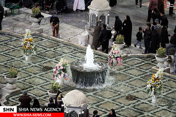 تصاویر نقاره زنی شب میلاد پیامبر(ص) در حرم رضوی