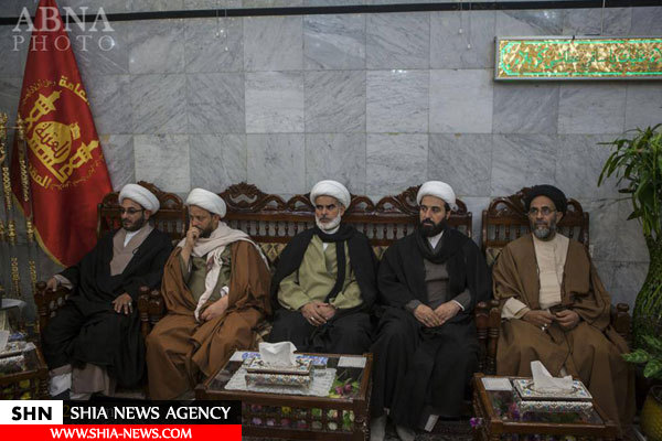 دیدار روحانیون رزمنده با نماینده آیت الله سیستانی+ تصاویر