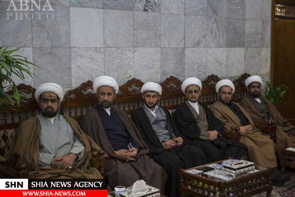 دیدار روحانیون رزمنده با نماینده آیت الله سیستانی+ تصاویر