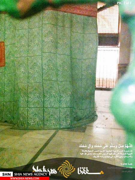 تصاویری از داخل مرقد مطهر پیامبر اکرم (ص) تصاویری از داخل مرقد مطهر پیامبر اکرم (ص)