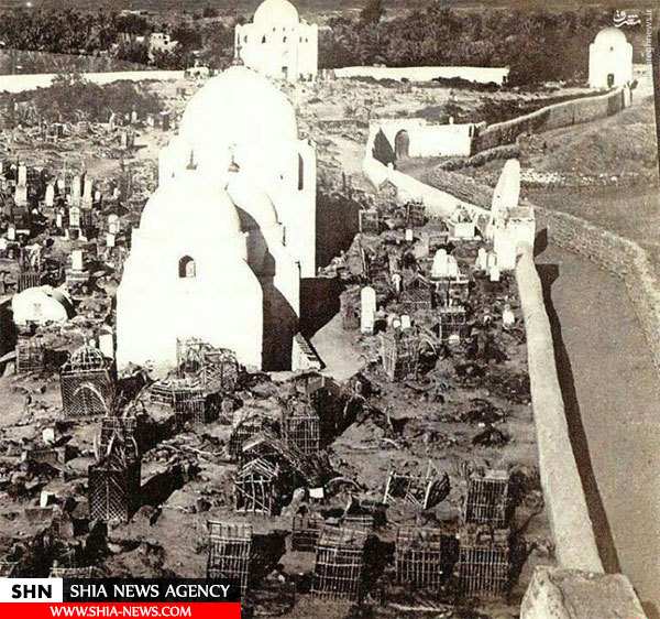 تصویر قبرستان بقیع قبل از تخریب تصویر قبرستان بقیع قبل از تخریب
