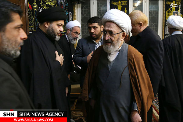 تصاویر  حضور مراجع و علما در بیت آیت الله موسوی اردبیلی